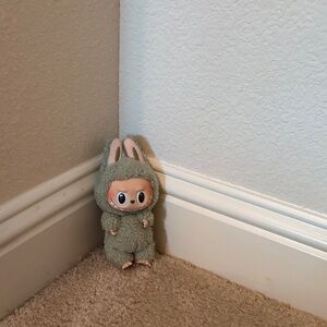 Plush Bunny Costume Doll in Sage Green